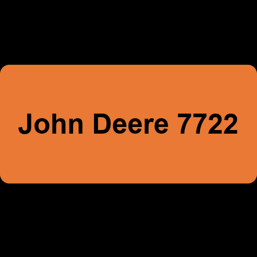 John Deere 7722